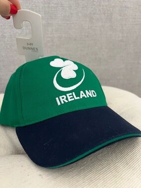 NWT Ireland Kids Green and Navy Baseball Cap by Dunnes Stores